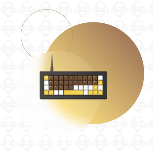 keycaps beez 40%