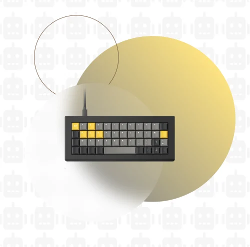 Keycaps 40 % AZERTY custom