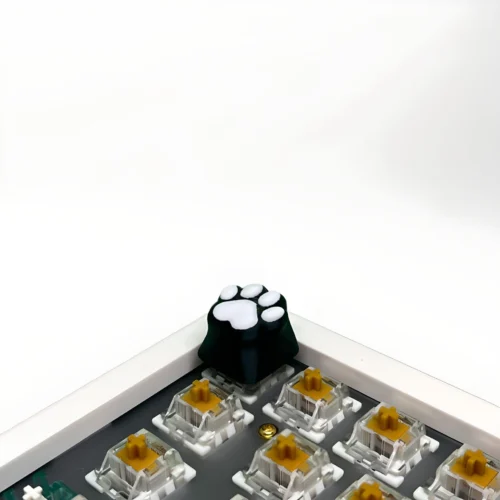 Keycaps noir patte de chat