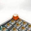 Keycaps orange patte de chat