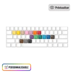 Keycaps 60% custom AZERTY