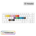 Keycaps 65 % AZERTY personnalisables