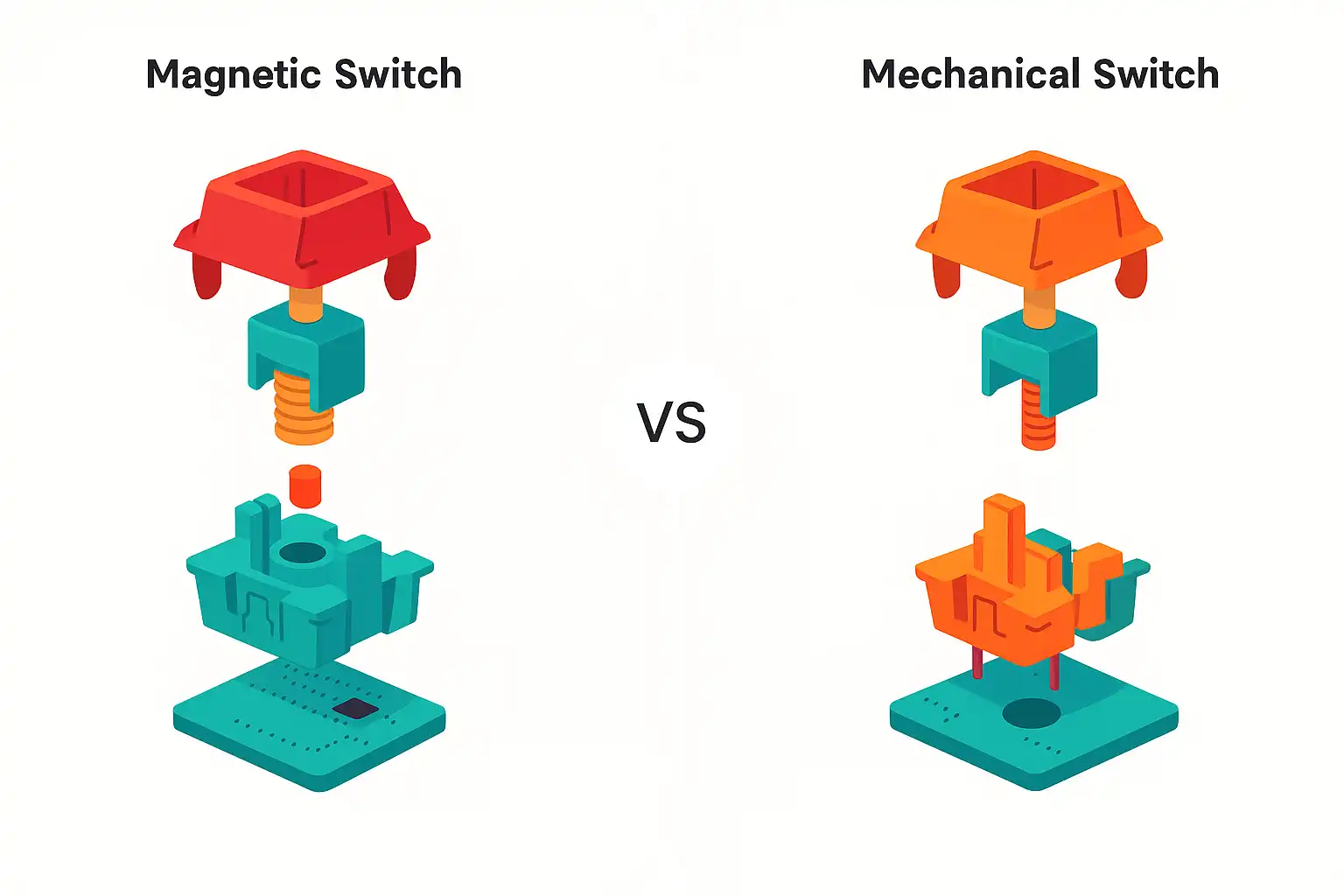 Magnetiques switch vs mechaniques switch